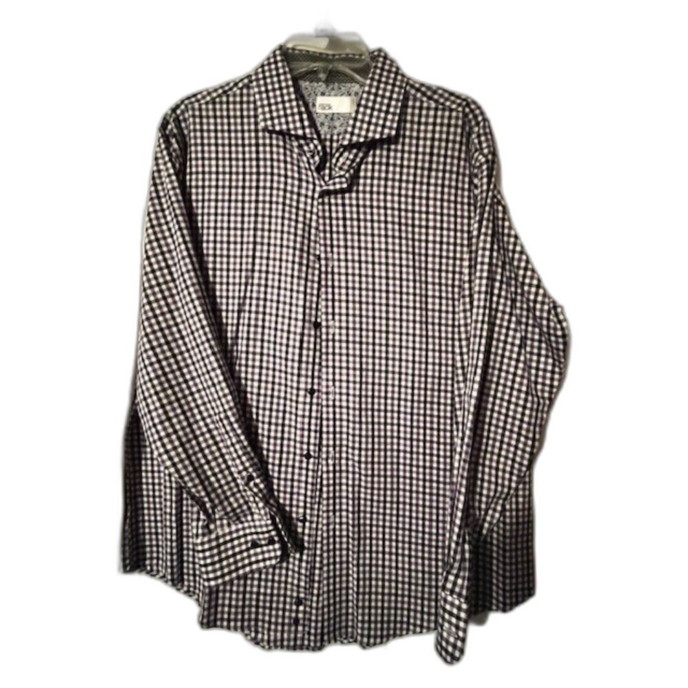 Nordstrom Rack checked shirt 17 32/33